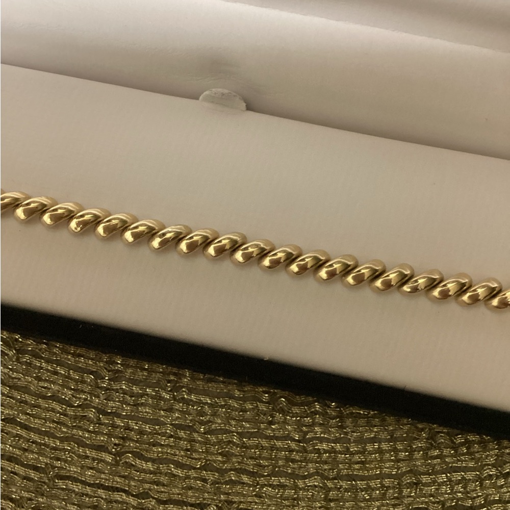 Rare Gold Curb Chain San Marco Bracelet - Classic Women's Bracelet